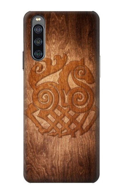 W3830 Odin Loki Sleipnir Norse Mythology Asgard Hülle Schutzhülle Taschen und Leder Flip für Sony Xperia 10 IV