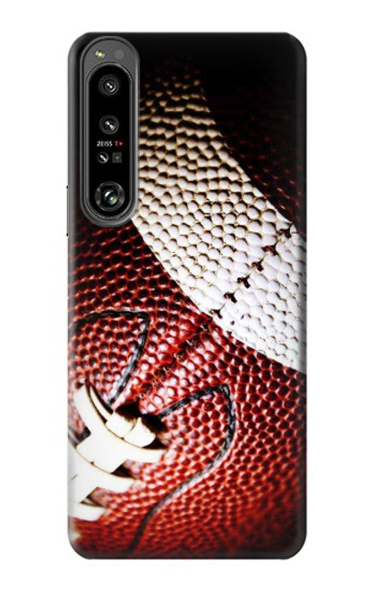 W0062 American Football Hülle Schutzhülle Taschen und Leder Flip für Sony Xperia 1 IV