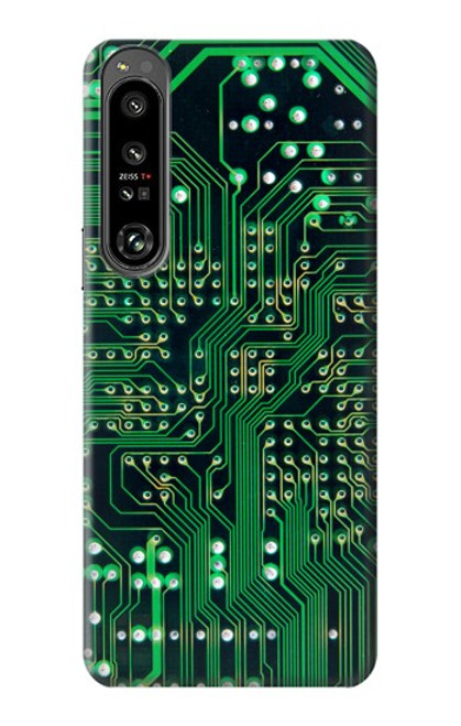 W3392 Electronics Board Circuit Graphic Hülle Schutzhülle Taschen und Leder Flip für Sony Xperia 1 IV