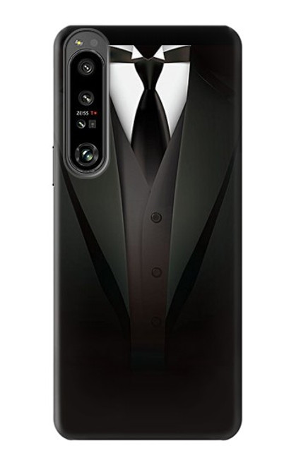 W3534 Men Suit Hülle Schutzhülle Taschen und Leder Flip für Sony Xperia 1 IV