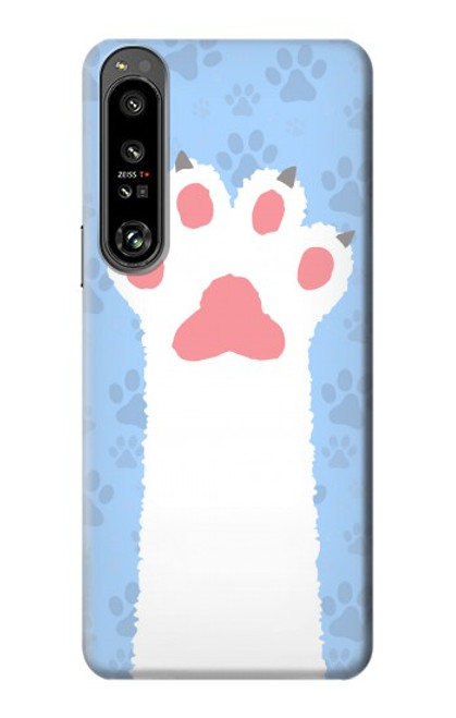 W3618 Cat Paw Hülle Schutzhülle Taschen und Leder Flip für Sony Xperia 1 IV