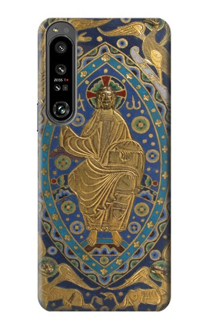 W3620 Book Cover Christ Majesty Hülle Schutzhülle Taschen und Leder Flip für Sony Xperia 1 IV