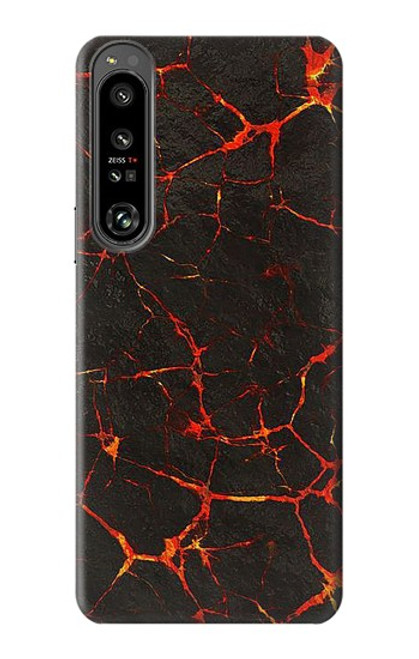 W3696 Lava Magma Hülle Schutzhülle Taschen und Leder Flip für Sony Xperia 1 IV