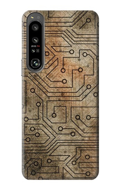 W3812 PCB Print Design Hülle Schutzhülle Taschen und Leder Flip für Sony Xperia 1 IV