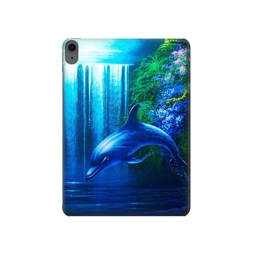 W0385 Dolphin Tablet Hülle Schutzhülle Taschen für iPad Air (2022,2020, 4th, 5th), iPad Pro 11 (2022, 6th)