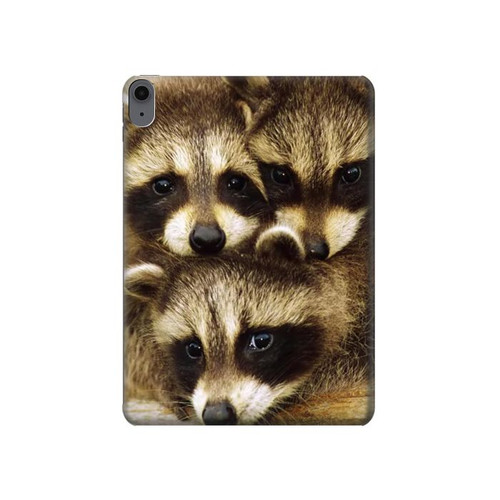 W0977 Baby Raccoons Tablet Hülle Schutzhülle Taschen für iPad Air (2022,2020, 4th, 5th), iPad Pro 11 (2022, 6th)
