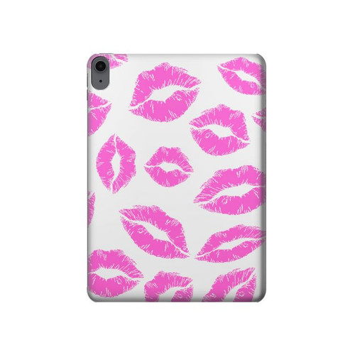 W2214 Pink Lips Kisses Tablet Hülle Schutzhülle Taschen für iPad Air (2022,2020, 4th, 5th), iPad Pro 11 (2022, 6th)