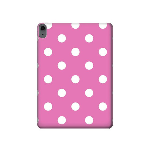 W2358 Pink Polka Dots Tablet Hülle Schutzhülle Taschen für iPad Air (2022,2020, 4th, 5th), iPad Pro 11 (2022, 6th)