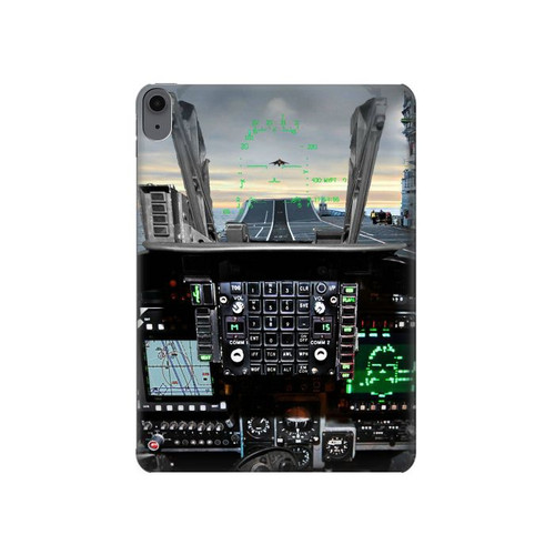 W2435 Fighter Jet Aircraft Cockpit Tablet Hülle Schutzhülle Taschen für iPad Air (2022,2020, 4th, 5th), iPad Pro 11 (2022, 6th)