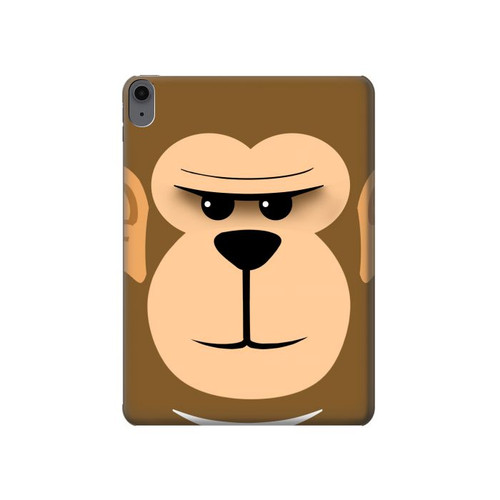 W2721 Cute Grumpy Monkey Cartoon Tablet Hülle Schutzhülle Taschen für iPad Air (2022,2020, 4th, 5th), iPad Pro 11 (2022, 6th)