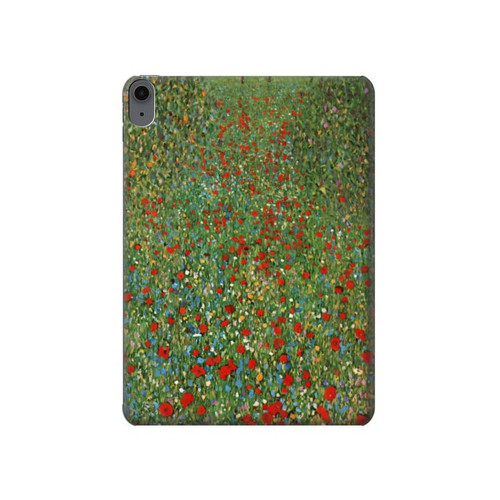 W2872 Gustav Klimt Poppy Field Tablet Hülle Schutzhülle Taschen für iPad Air (2022,2020, 4th, 5th), iPad Pro 11 (2022, 6th)