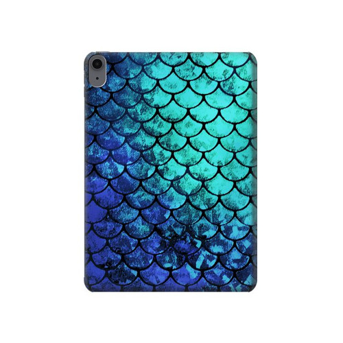 W3047 Green Mermaid Fish Scale Tablet Hülle Schutzhülle Taschen für iPad Air (2022,2020, 4th, 5th), iPad Pro 11 (2022, 6th)