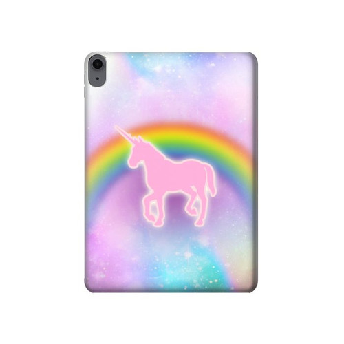 W3070 Rainbow Unicorn Pastel Sky Tablet Hülle Schutzhülle Taschen für iPad Air (2022,2020, 4th, 5th), iPad Pro 11 (2022, 6th)