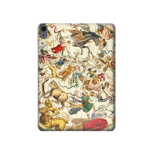 W3145 Antique Constellation Star Sky Map Tablet Hülle Schutzhülle Taschen für iPad Air (2022,2020, 4th, 5th), iPad Pro 11 (2022, 6th)