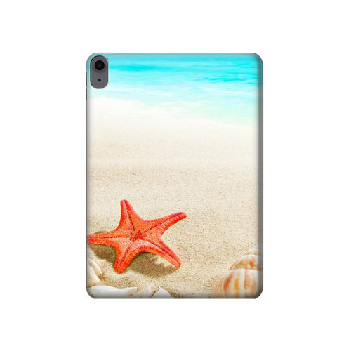 W3212 Sea Shells Starfish Beach Tablet Hülle Schutzhülle Taschen für iPad Air (2022,2020, 4th, 5th), iPad Pro 11 (2022, 6th)