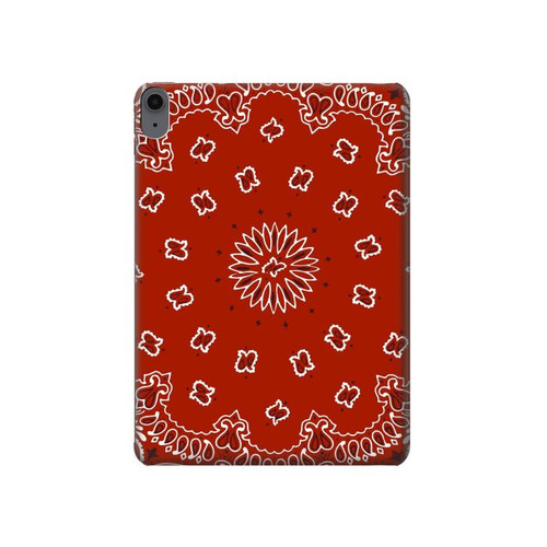 W3355 Bandana Red Pattern Tablet Hülle Schutzhülle Taschen für iPad Air (2022,2020, 4th, 5th), iPad Pro 11 (2022, 6th)
