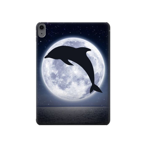 W3510 Dolphin Moon Night Tablet Hülle Schutzhülle Taschen für iPad Air (2022,2020, 4th, 5th), iPad Pro 11 (2022, 6th)