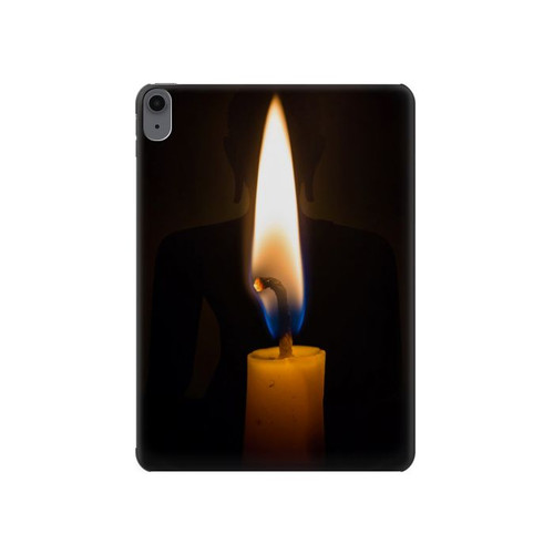W3530 Buddha Candle Burning Tablet Hülle Schutzhülle Taschen für iPad Air (2022,2020, 4th, 5th), iPad Pro 11 (2022, 6th)