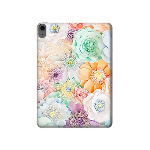 W3705 Pastel Floral Flower Tablet Hülle Schutzhülle Taschen für iPad Air (2022,2020, 4th, 5th), iPad Pro 11 (2022, 6th)
