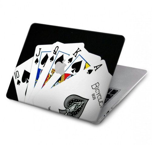 W1078 Poker Royal Straight Flush Hülle Schutzhülle Taschen für MacBook Air 13″ (2022,2024) - A2681, A3113