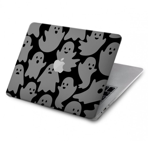 W3835 Cute Ghost Pattern Hülle Schutzhülle Taschen für MacBook Air 13″ (2022,2024) - A2681, A3113