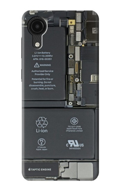 W3467 Inside Mobile Phone Graphic Hülle Schutzhülle Taschen und Leder Flip für Samsung Galaxy A03 Core