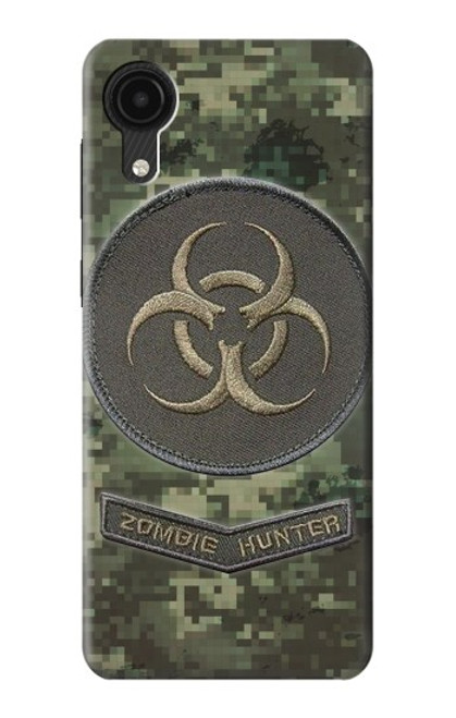 W3468 Biohazard Zombie Hunter Graphic Hülle Schutzhülle Taschen und Leder Flip für Samsung Galaxy A03 Core