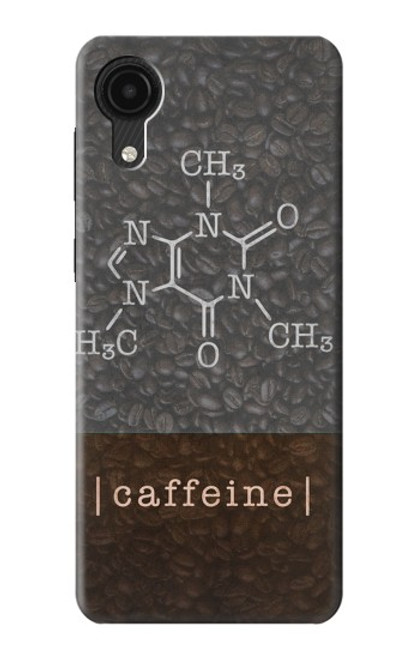 W3475 Caffeine Molecular Hülle Schutzhülle Taschen und Leder Flip für Samsung Galaxy A03 Core
