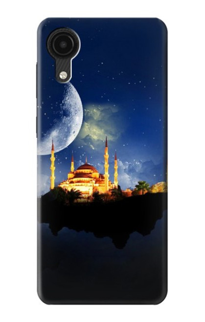 W3506 Islamic Ramadan Hülle Schutzhülle Taschen und Leder Flip für Samsung Galaxy A03 Core