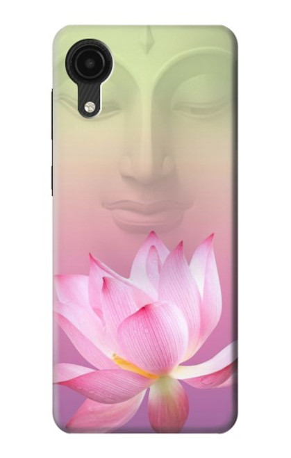 W3511 Lotus flower Buddhism Hülle Schutzhülle Taschen und Leder Flip für Samsung Galaxy A03 Core