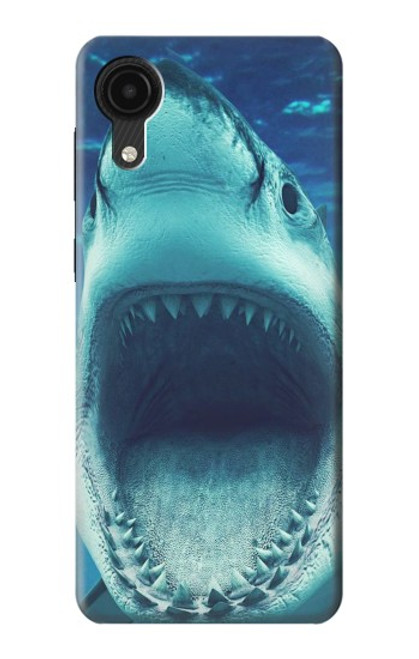 W3548 Tiger Shark Hülle Schutzhülle Taschen und Leder Flip für Samsung Galaxy A03 Core