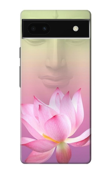 W3511 Lotus flower Buddhism Hülle Schutzhülle Taschen und Leder Flip für Google Pixel 6a