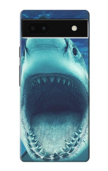 W3548 Tiger Shark Hülle Schutzhülle Taschen und Leder Flip für Google Pixel 6a
