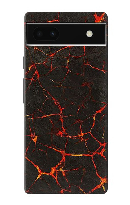 W3696 Lava Magma Hülle Schutzhülle Taschen und Leder Flip für Google Pixel 6a