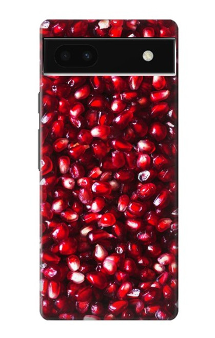 W3757 Pomegranate Hülle Schutzhülle Taschen und Leder Flip für Google Pixel 6a