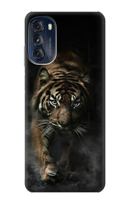 W0877 Bengal Tiger Hülle Schutzhülle Taschen und Leder Flip für Motorola Moto G (2022)