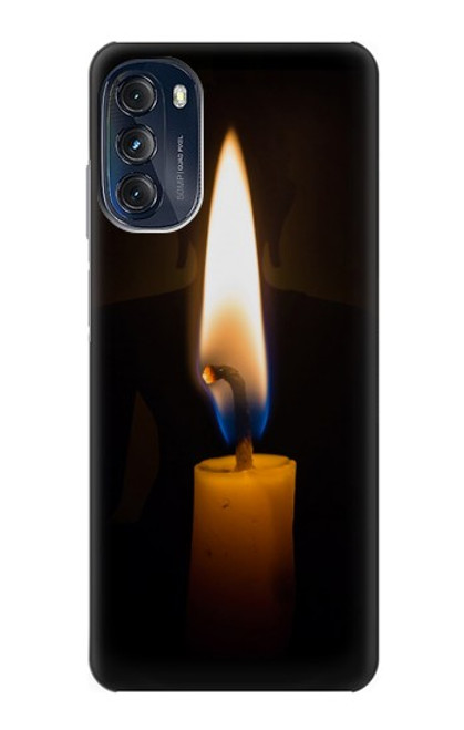 W3530 Buddha Candle Burning Hülle Schutzhülle Taschen und Leder Flip für Motorola Moto G (2022)