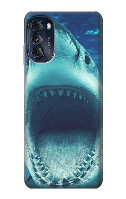 W3548 Tiger Shark Hülle Schutzhülle Taschen und Leder Flip für Motorola Moto G (2022)