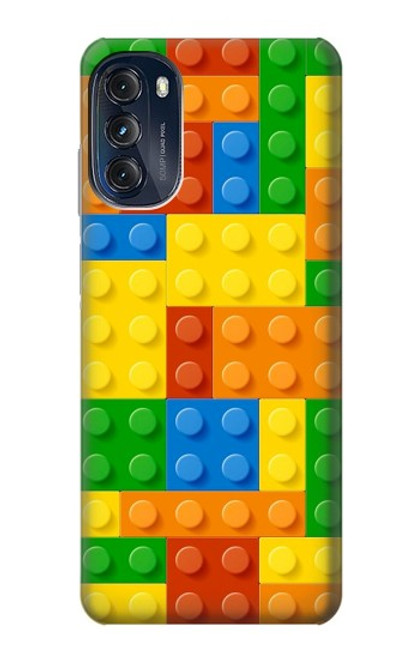 W3595 Brick Toy Hülle Schutzhülle Taschen und Leder Flip für Motorola Moto G (2022)