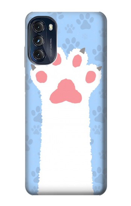 W3618 Cat Paw Hülle Schutzhülle Taschen und Leder Flip für Motorola Moto G (2022)