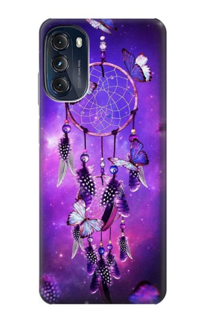 W3685 Dream Catcher Hülle Schutzhülle Taschen und Leder Flip für Motorola Moto G (2022)