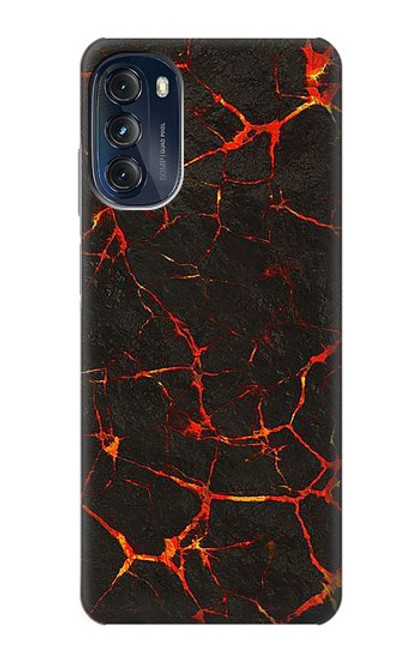 W3696 Lava Magma Hülle Schutzhülle Taschen und Leder Flip für Motorola Moto G (2022)