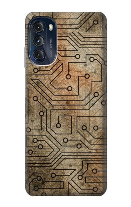 W3812 PCB Print Design Hülle Schutzhülle Taschen und Leder Flip für Motorola Moto G (2022)