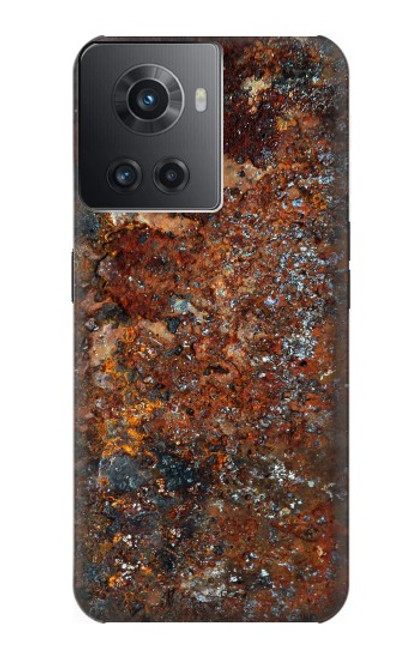 W2714 Rust Steel Texture Graphic Printed Hülle Schutzhülle Taschen und Leder Flip für OnePlus Ace