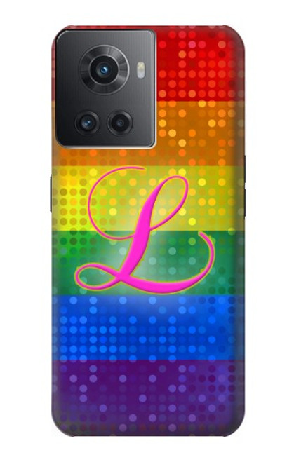 W2900 Rainbow LGBT Lesbian Pride Flag Hülle Schutzhülle Taschen und Leder Flip für OnePlus Ace