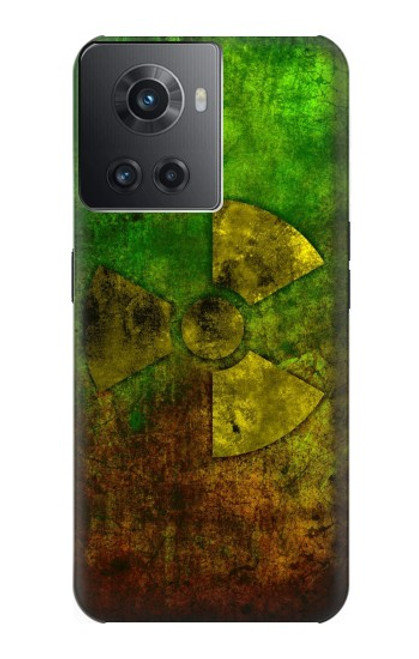 W3202 Radioactive Nuclear Hazard Symbol Hülle Schutzhülle Taschen und Leder Flip für OnePlus Ace