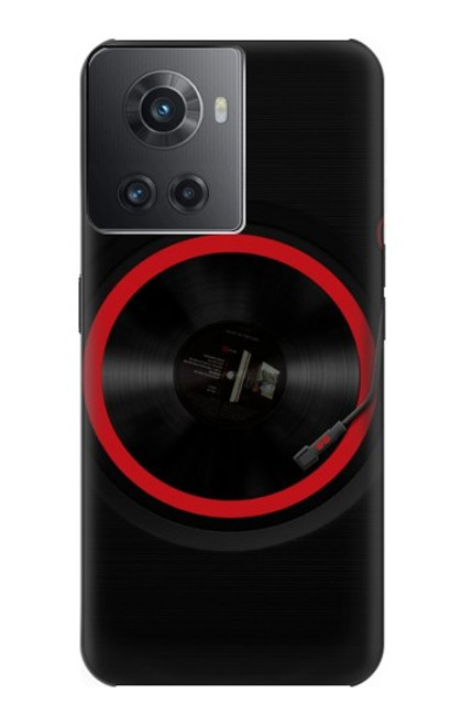 W3531 Spinning Record Player Hülle Schutzhülle Taschen und Leder Flip für OnePlus Ace