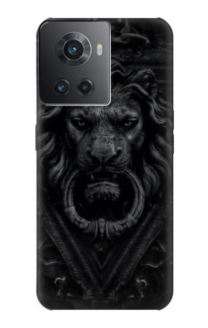 W3619 Dark Gothic Lion Hülle Schutzhülle Taschen und Leder Flip für OnePlus Ace