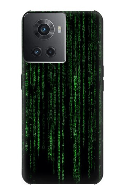 W3668 Binary Code Hülle Schutzhülle Taschen und Leder Flip für OnePlus Ace