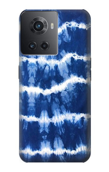 W3671 Blue Tie Dye Hülle Schutzhülle Taschen und Leder Flip für OnePlus Ace